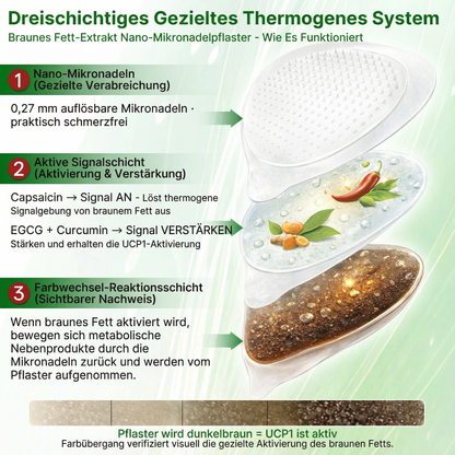 𝑶𝒇𝒇𝒊𝒛𝒊𝒆𝒍𝒆𝒓 𝑺𝒉𝒐𝒑 | ✨𝐇𝐞𝐚𝐥𝐫𝐢𝐳𝐞® Braunes Fett-Extrakt-Nanomikronadel-Patch (𝙀𝙞𝙣𝙢𝙖𝙡 𝙚𝙞𝙣𝙢𝙖𝙡 𝙩𝙖𝙜 𝙖𝙢 𝙏𝙖𝙜, 𝙨𝙞𝙘𝙝𝙩𝙚 𝙑𝙚𝙧𝙖𝙣𝙙𝙚𝙧𝙪𝙣𝙜𝙚𝙣 𝙣𝙖𝙘𝙝 7 𝙏𝙖𝙜𝙚𝙣))🐦005