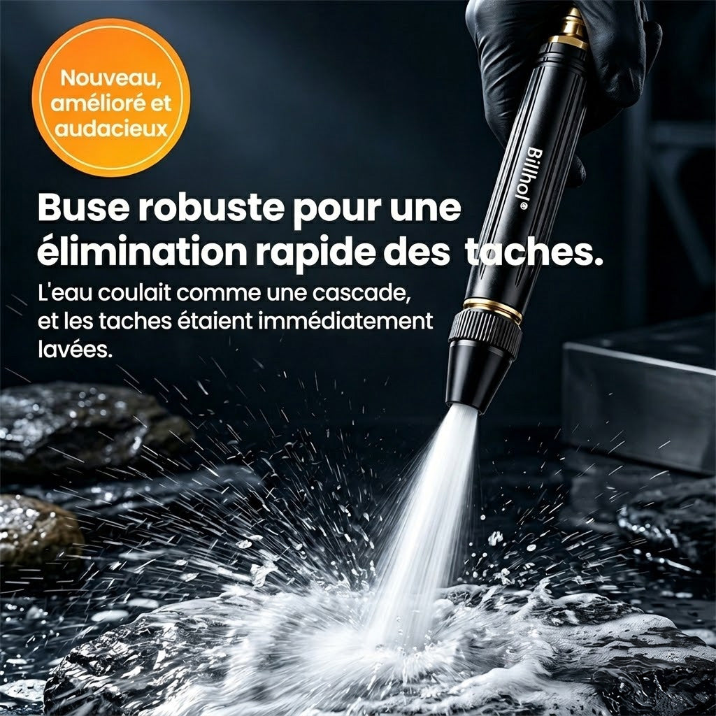 💥50 % de réduction — Dernier jour丨Billhol® 🏆Pistolet à eau haute pression pour lavage de voiture à domicile, indispensable pour arroser les plantes et les légumes, ainsi que pour laver la voiture.👍💦