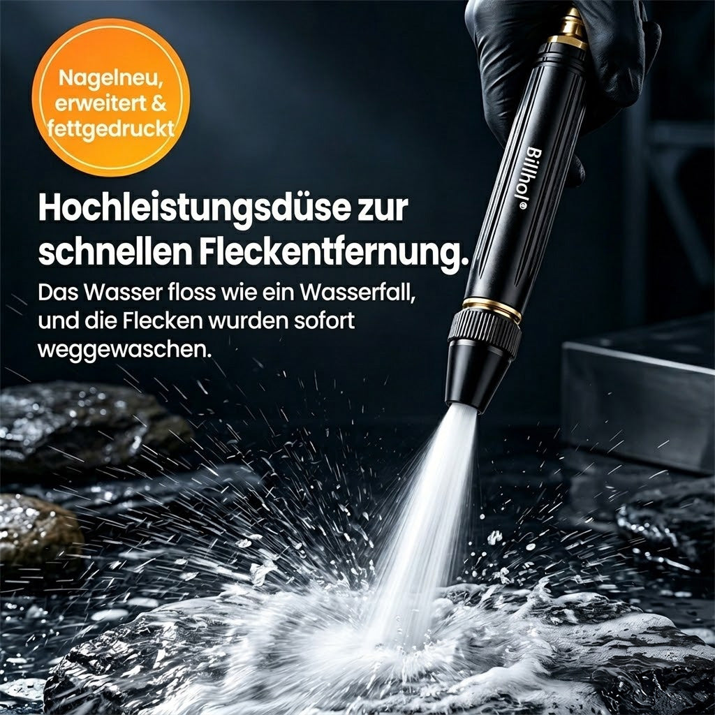 🔴50 % Rabatt — Letzter Tag丨Billhol® 🏆Hochdruck-Wasserpistole für die Autowäsche zu Hause, ein Muss zum Bewässern von Pflanzen und Gemüse sowie zum Autowaschen.🔴💦