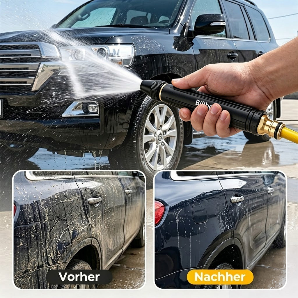 🔴50 % Rabatt — Letzter Tag丨Billhol® 🏆Hochdruck-Wasserpistole für die Autowäsche zu Hause, ein Muss zum Bewässern von Pflanzen und Gemüse sowie zum Autowaschen.🔴💦