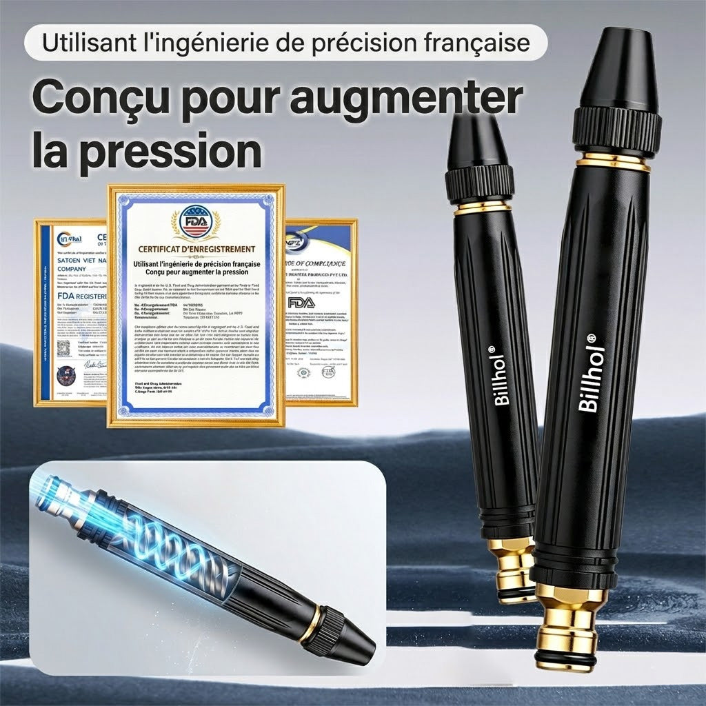 💥50 % de réduction — Dernier jour丨Billhol® 🏆Pistolet à eau haute pression pour lavage de voiture à domicile, indispensable pour arroser les plantes et les légumes, ainsi que pour laver la voiture.👍💦