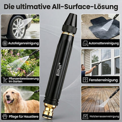 🔴50 % Rabatt — Letzter Tag丨Billhol® 🏆Hochdruck-Wasserpistole für die Autowäsche zu Hause, ein Muss zum Bewässern von Pflanzen und Gemüse sowie zum Autowaschen.🔴💦