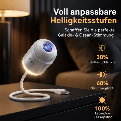 Topacme® Night Light Projector - Smart Holographic Star Projector