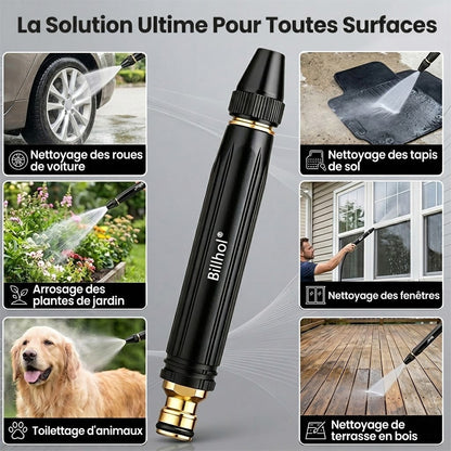 💥50 % de réduction — Dernier jour丨Billhol® 🏆Pistolet à eau haute pression pour lavage de voiture à domicile, indispensable pour arroser les plantes et les légumes, ainsi que pour laver la voiture.👍💦