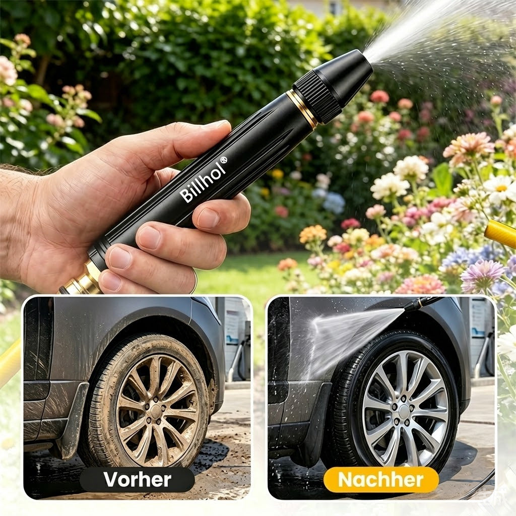 🔴50 % Rabatt — Letzter Tag丨Billhol® 🏆Hochdruck-Wasserpistole für die Autowäsche zu Hause, ein Muss zum Bewässern von Pflanzen und Gemüse sowie zum Autowaschen.🔴💦