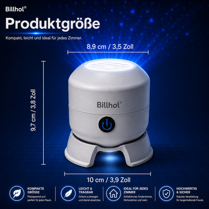 🔥 Letzter Tag: 70 % Rabatt丨Billhol® Nachtlicht-Projektor — Smarter 5D-Holografie-Projektor für Sternenhimmel & Ozean 🌠
