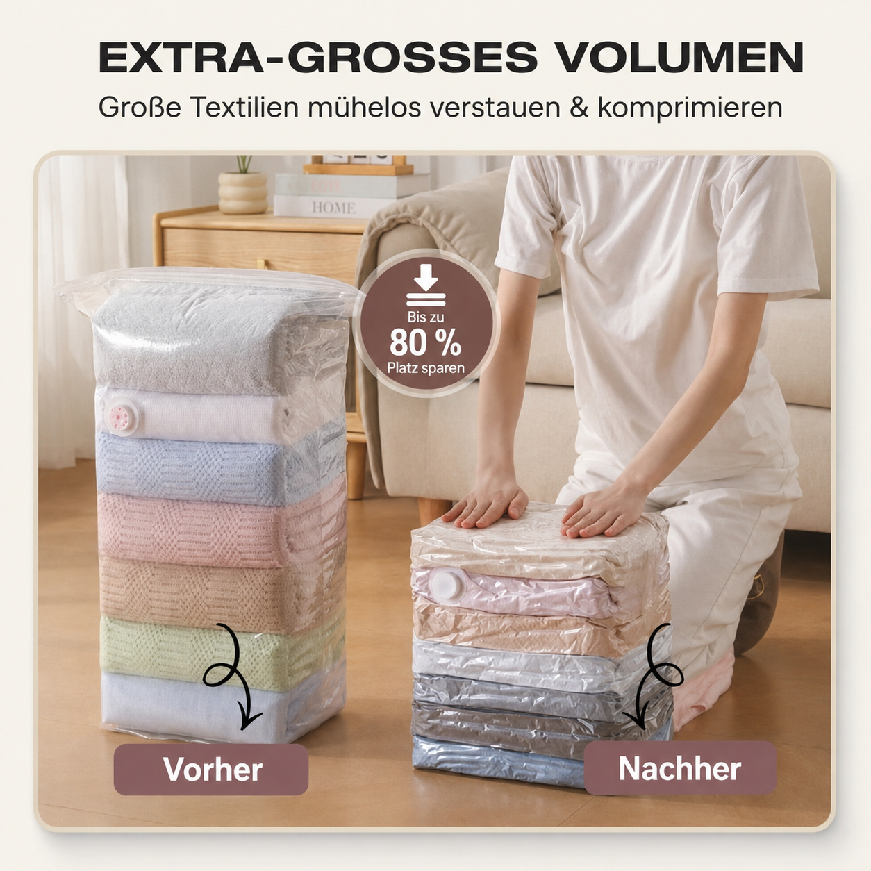 📦🚀 SVOZK® Large-Capacity Vacuum Bags – No Pump Needed!🔴