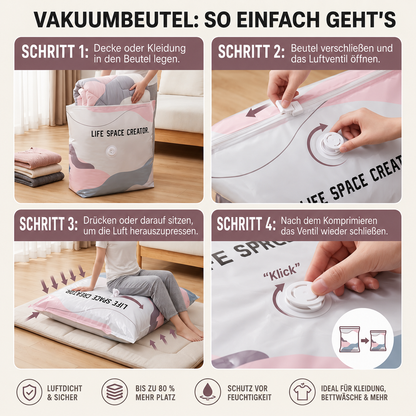 📦🚀 SVOZK® Large-Capacity Vacuum Bags – No Pump Needed!🔴