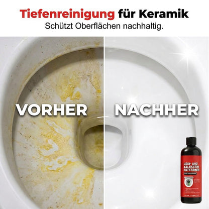 ❤️🔥 Kraftvoller Kalk- und Urinsteinlöser 🏠🚽  neutralisiert Gerüche, reinigt porentief, schützt Keramik vor Kratzern, wirkt sekundenschnell, ohne Schrubben