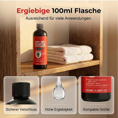 ❤️🔥 Kraftvoller Kalk- und Urinsteinlöser 🏠🚽  neutralisiert Gerüche, reinigt porentief, schützt Keramik vor Kratzern, wirkt sekundenschnell, ohne Schrubben